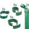 Tor-Anschluss-Set für Fix-Clip Pro® Zaun 153 cm moosgrün