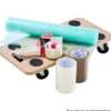 Transportroller 58 x 29 x 9,5 cm aus MDF-Platte 150 kg mit vier Lenkrollen