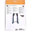 Trekking‑Sattel mit "Memory Foam", schwarz