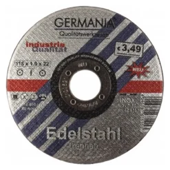 Trennscheibe Edelstahl INOX 115x1,0 Industriequalität Trennen