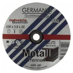 Trennscheibe Metall 230x3,0 Industriequalität Trennen