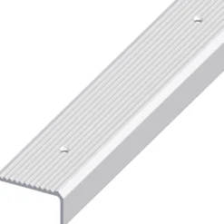 Treppen-Profil breit Aluminium eloxiert 2000 x 41 x 23 mm silberfarben