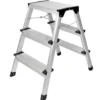 Trittleiter aus Aluminium