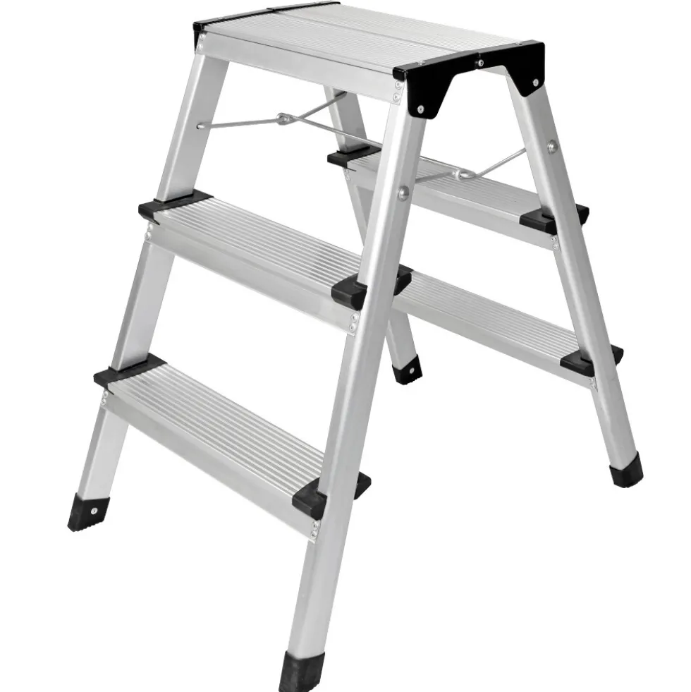 Trittleiter aus Aluminium