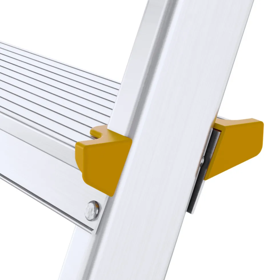 Trittleiter aus Aluminium mit 2x5 Stufen