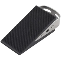 Türkeil 121 x 31 mm aus schwarzem Gummi mit Edelstahlgriff