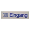 Türschild 160 x 40 mm, selbstklebend, Eingang