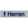 Türschild 160 x 40 mm, selbstklebend, Herren
