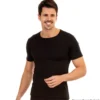 T-Shirt Doppelpack schwarz aus Baumwolle mit Rund-Ausschnitt