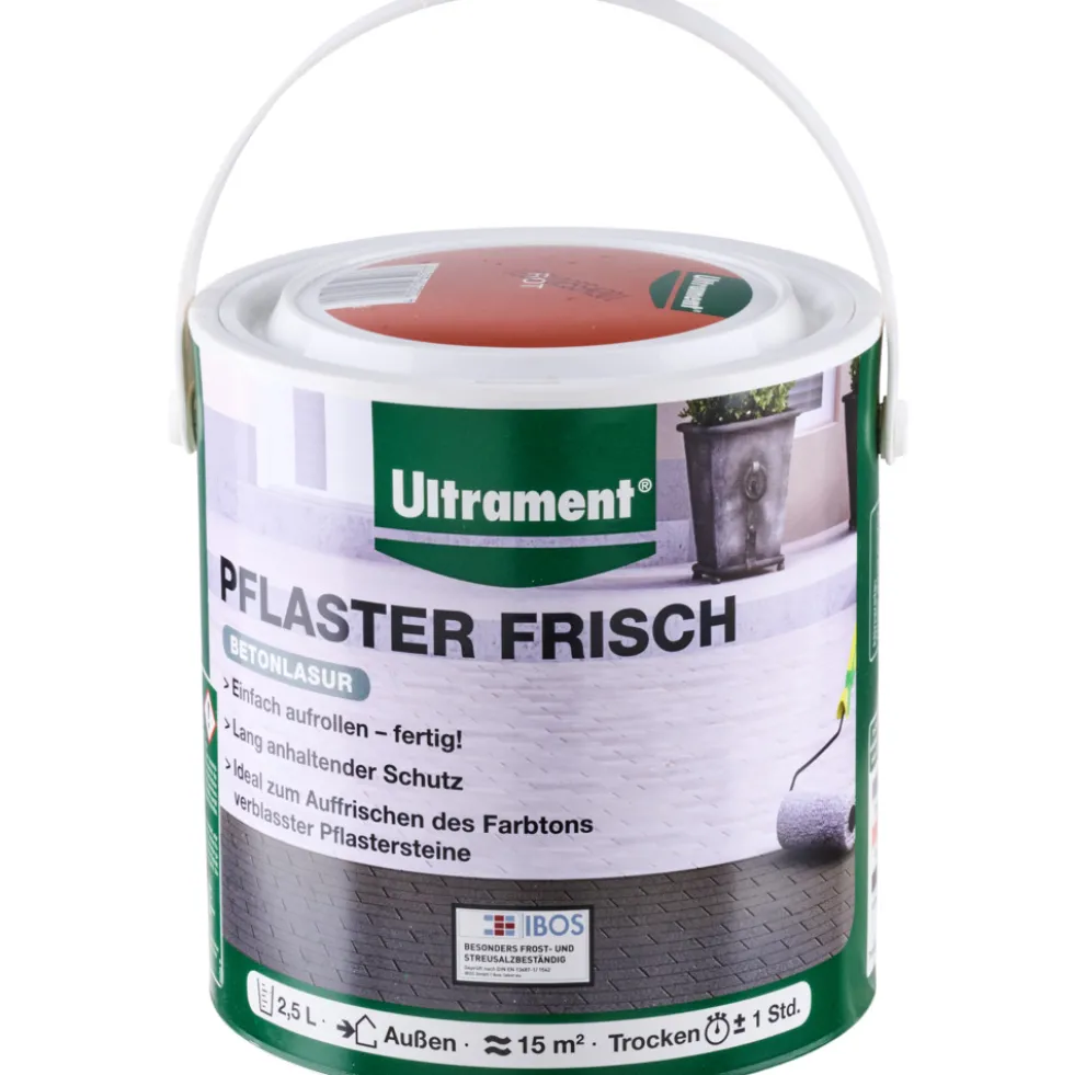 Ultrament Betonlasur Pflaster Frisch 2,5 Liter rot