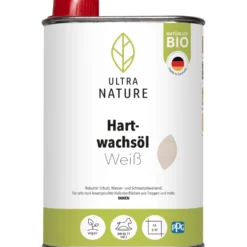ULTRA NATURE Hartwachsöl weiß 250 ml