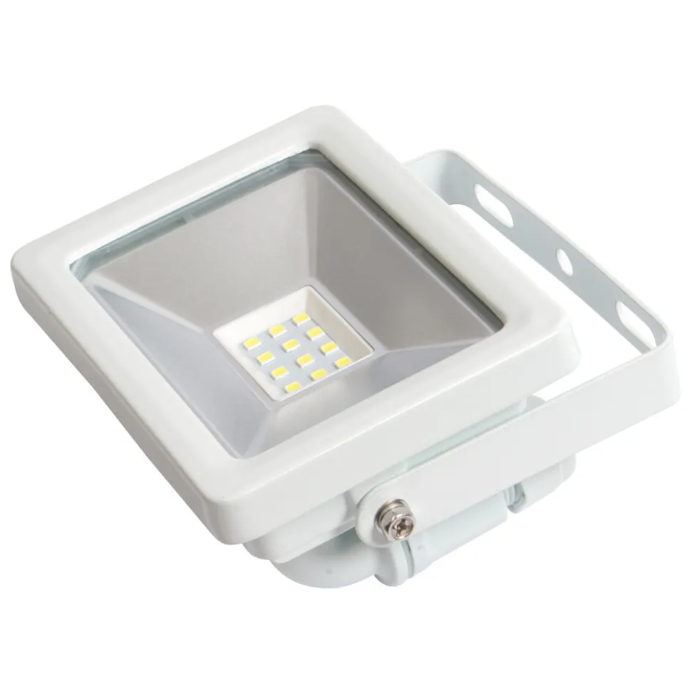 UNITEC® LED Strahler 7 Watt 850 Lumen 6500 K IP 65 Aluminium weiß