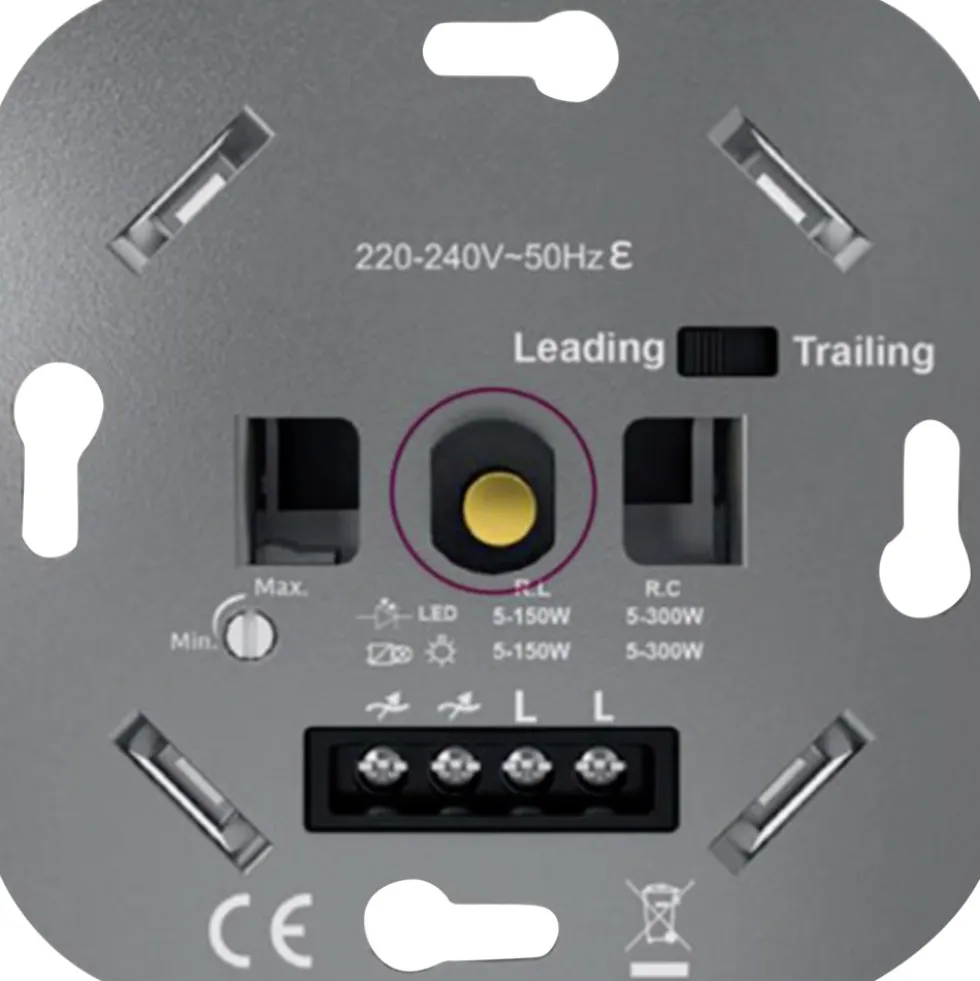 Universaldimmer LED-/Halogen, UP, IP20