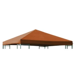 Universal-Ersatzdach für Pavillon 3 x 3 m, Terracotta