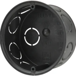 Unterputz Abzweigdose Ø 80 mm schwarz