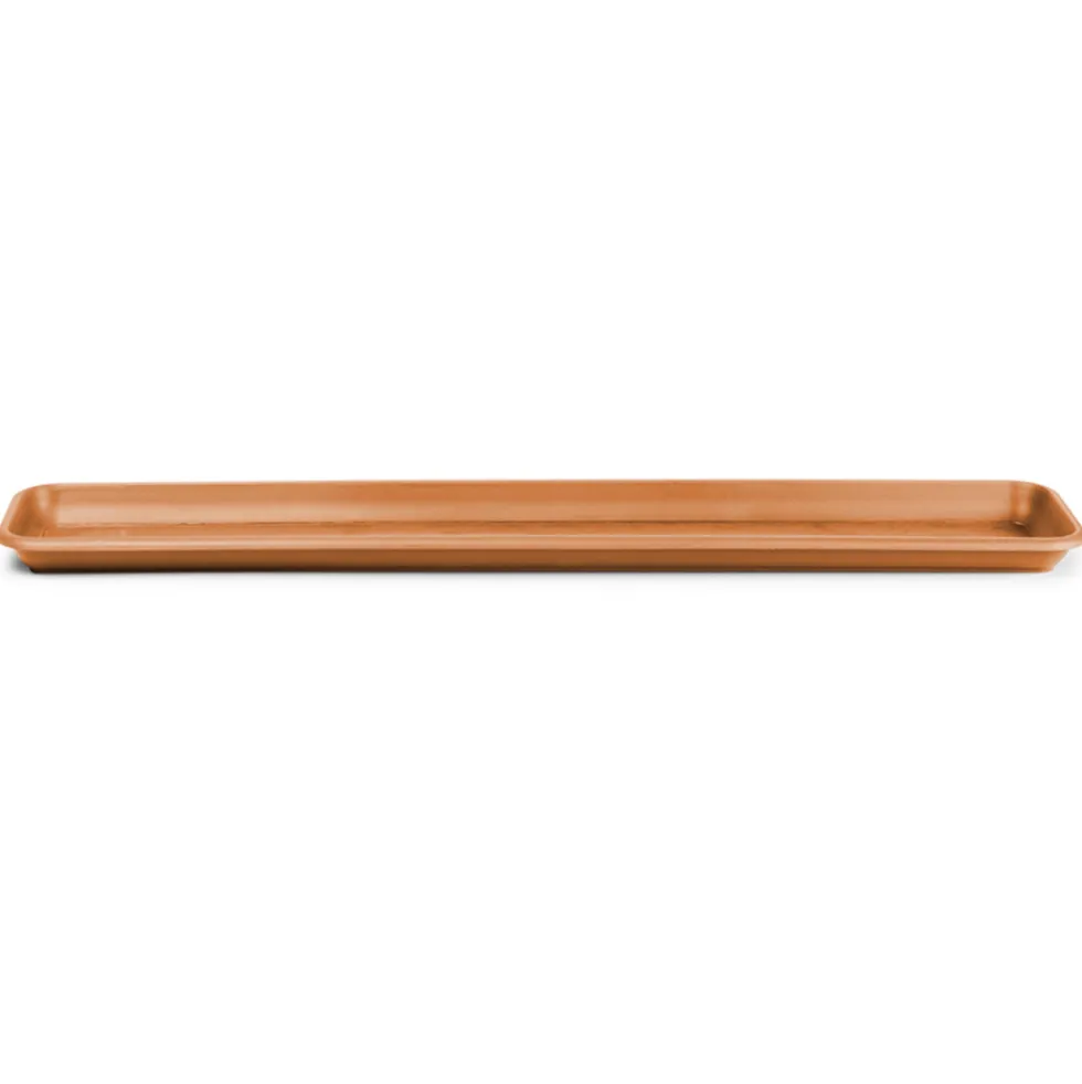 Untersetzer für Balkonkasten 98 cm terracotta