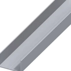U-Profil Aluminium 1000 x 15,5 x 27,5 x 1,5 mm blank