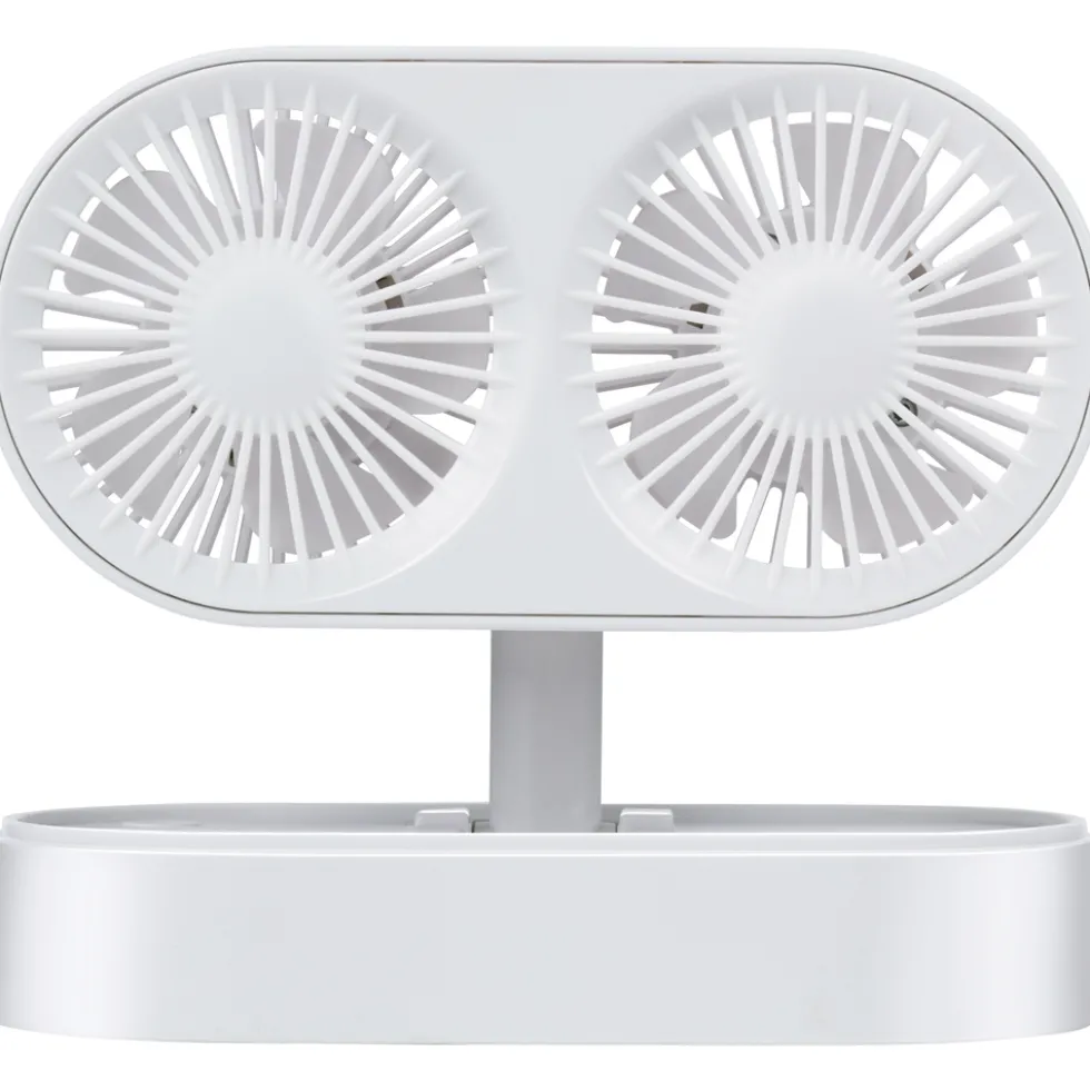USB-Tischventilator 1200 mAh, weiß