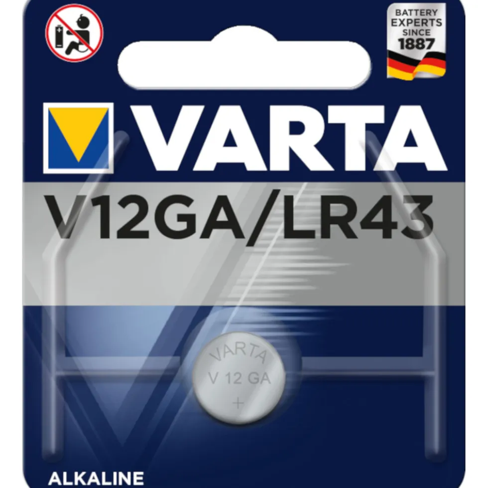 Varta Knopfzellen Batterie V12GA 1 Stück