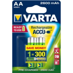 Varta NIMH-AA Mignon Ready2use 2600mAh 2er Blister