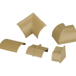 Verbindungselemente für Kabelkanal 22 x 22 mm 9-teilig Holzoptik