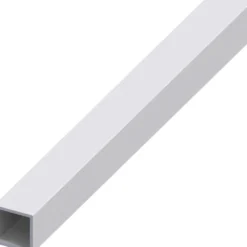 Vierkantrohr Aluminium eloxiert 1000 x 20 x 20 x 1,5 mm silberfarben