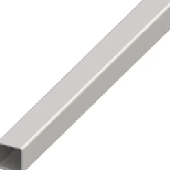 Vierkantrohr Stahl kaltgewalzt 1000 x 20 x 20 x 1,25 mm grau