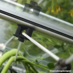 Vitavia Pflanzenhalter 10 Stück in Schwarz