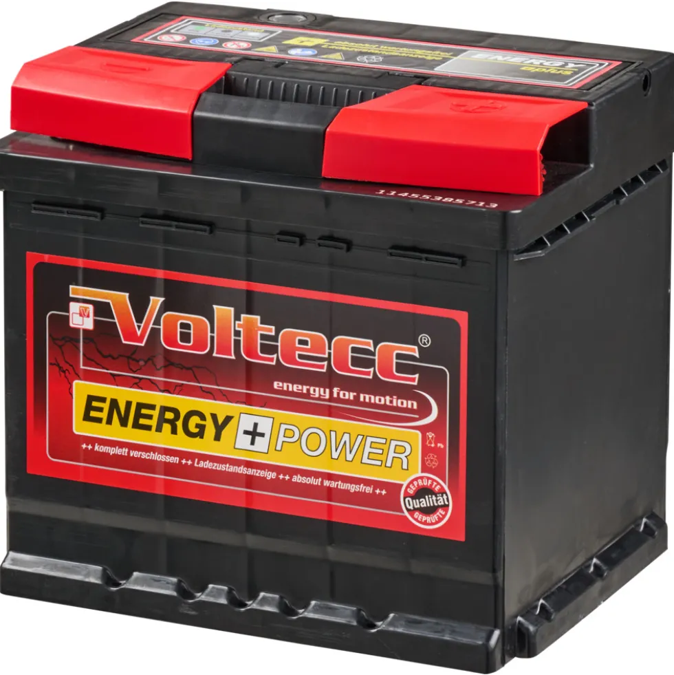 Voltecc Kfz-Starterbatterie Energy+ mit 12 V 46 Ah 420 A