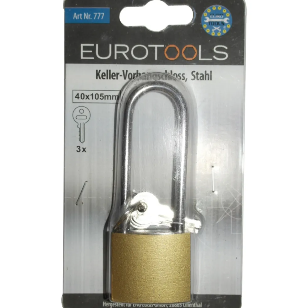 Vorhängeschloss Keller 40x105 mm