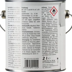 Vorstreichfarbe 2 Liter weiß matt