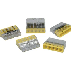 WAGO Dosenklemme Compact 5-polig 0,5 - 2,5mm² 15 Stück