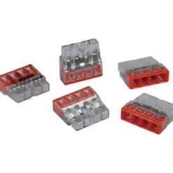 WAGO Dosenklemme Compact 4-polig 0,5 - 2,5mm² 3 Stück