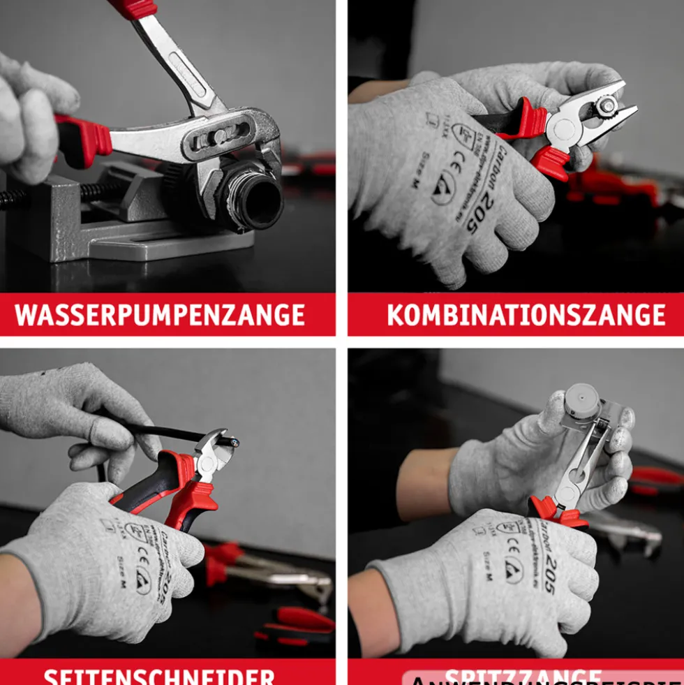 WALTER Zangen-Set 4-teilig