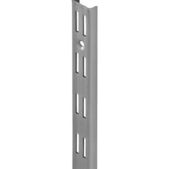Wandschiene 2-reihig 1495 mm Stahl silberfarben