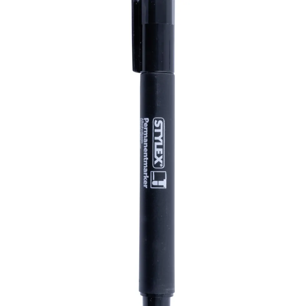 Wasserfeste Permanentmarker im 3er Set schwarz