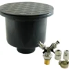 Wassersteckdose grün, Kunststoff, für KG Rohr DN 110