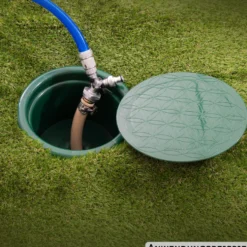 Wassersteckdose grün, Kunststoff, für KG Rohr DN 110