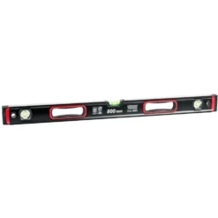 Wasserwaage schwarz 80cm Aluminium GERMANIA®