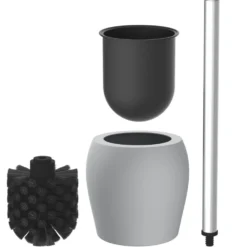 WC Bürstenhalter Grau
