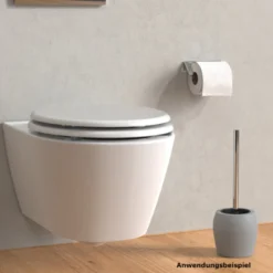 WC Bürstenhalter Grau