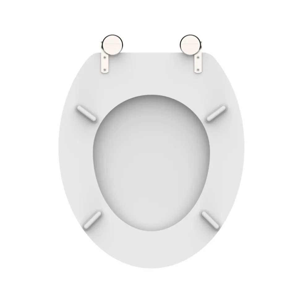 WC Sitz MDF in weiß