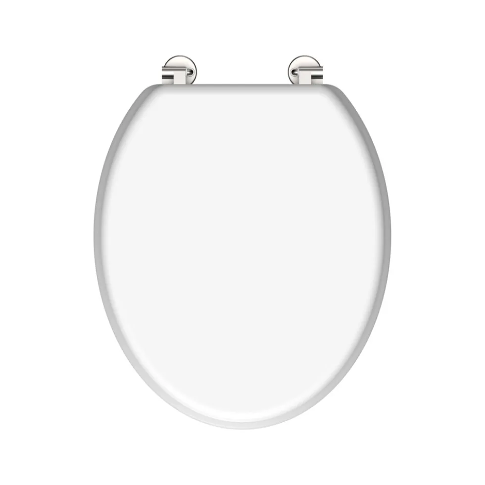 WC Sitz MDF in weiß
