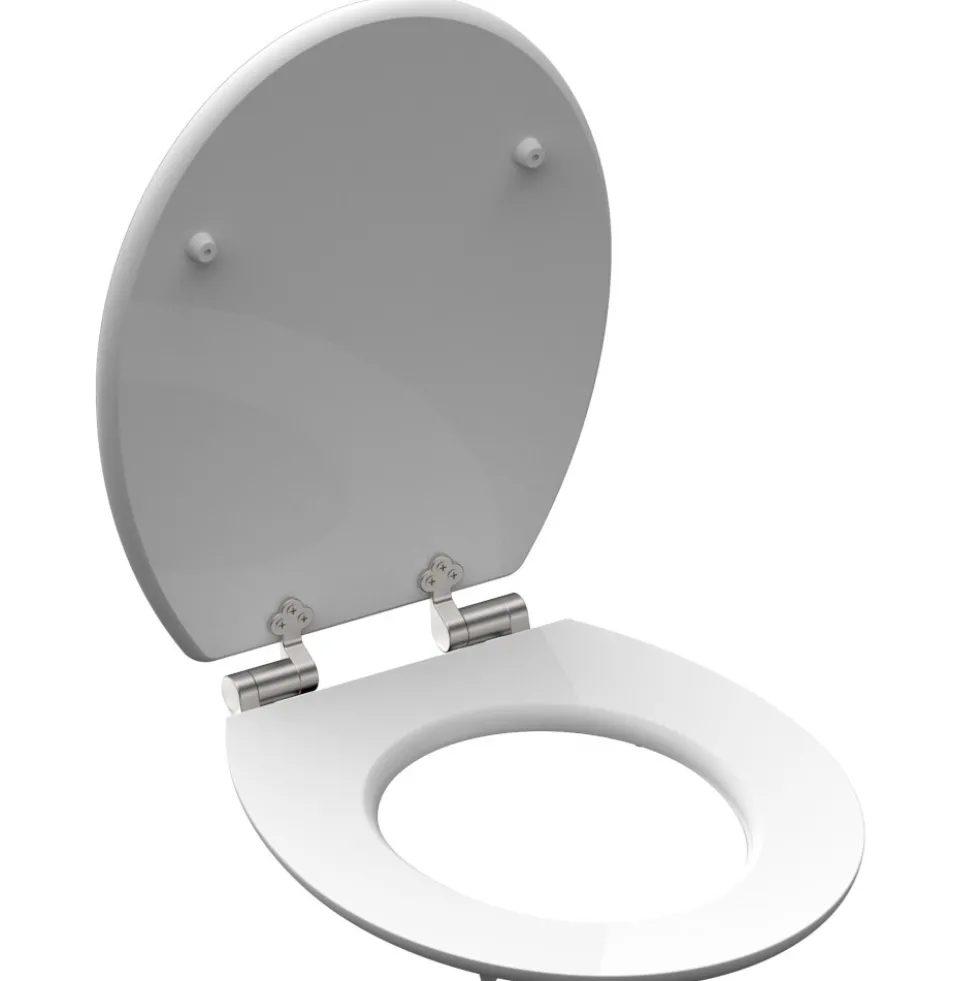 WC-Sitz MDF mit Absenkautomatik High Gloss Motiv Asia