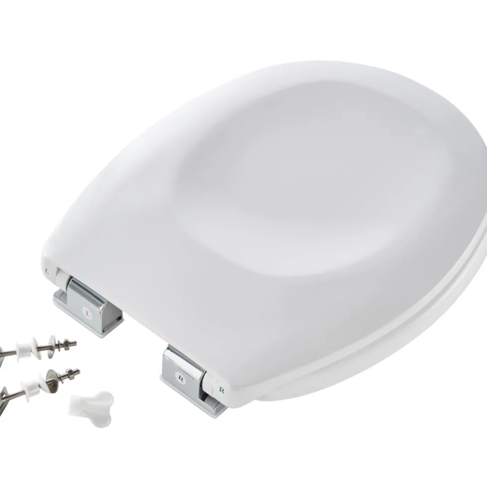 WC-Sitz mit Absenkautomatik Duroplast Weiss