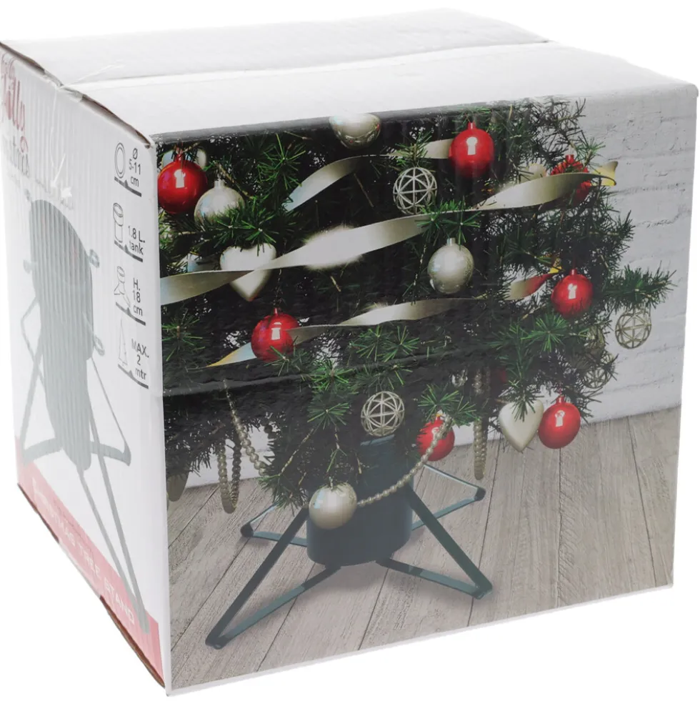 Weihnachtsbaumständer mit Metallgestell und Wassertank