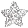 Weihnachtsdeko Drahtsterne-Set 50 Stück je 5,5 cm in silber