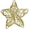 Weihnachtsdeko Drahtsterne-Set 50 Stück je 5,5 cm in gold