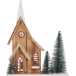 Weihnachtsdeko Haus mit LED 28 x 9 x 34 cm