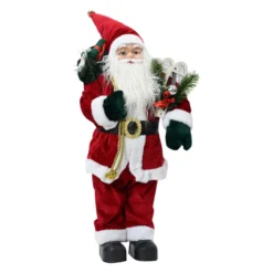 Weihnachtsmann Polyester 30 cm
